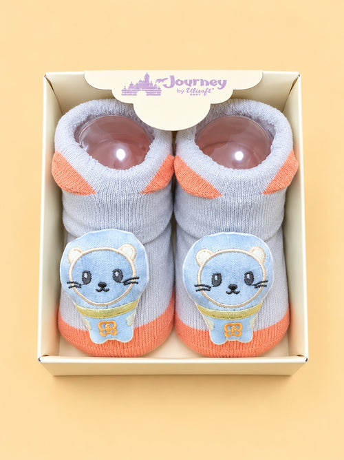 Cute Animal Baby Booties Set