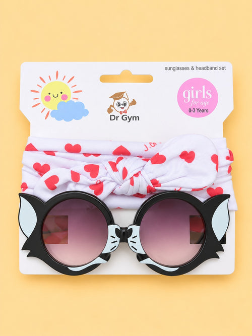 2-Pcs Baby Headband & Glasses Gift Set